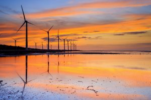 Eoliennes en bord de mer